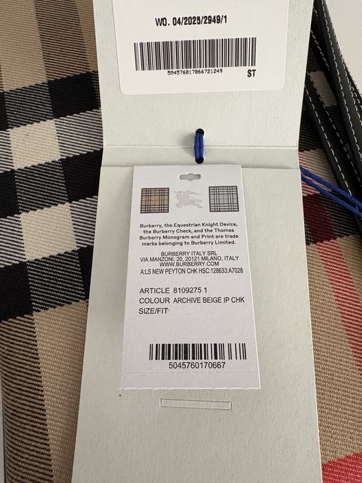 Burberry Vintage Check Clutch / Pouch – nouă cu etichetă + săculeț