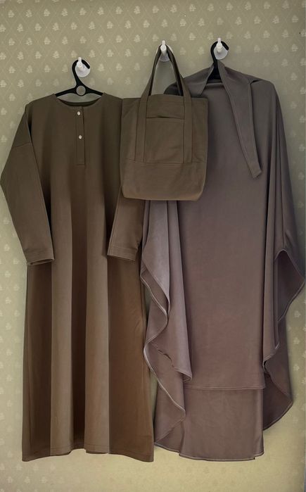 Платье и шоппер джинса. Бу