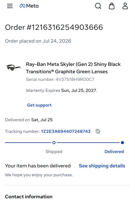 Ray-Ban Meta Skyler (Gen 2)