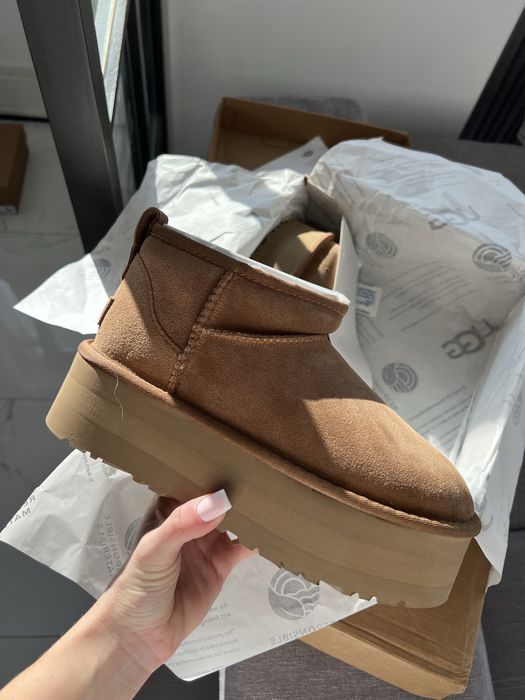 Новые угги на платформе UGG PLATFORM MINI 37 38 размеры
