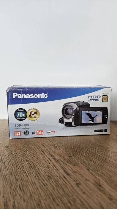 Видеокамера Panasonic SDR-H90 80GB HDD, 70x Zoom, Много запазена, като