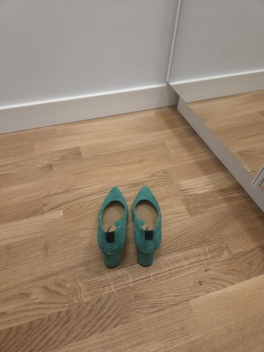 Pantofi piele întoarsă