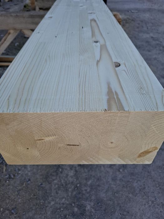 Ламперия и дървени греди