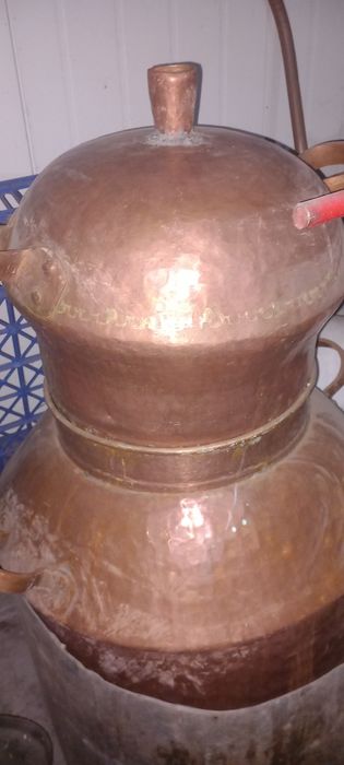 Cazan din cupru,120 l,  de făcut tuica