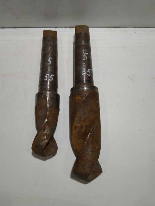 свёрла  с конусным хвостовиком