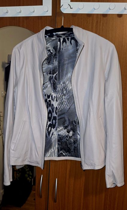 Geaca piele cu 2 fete