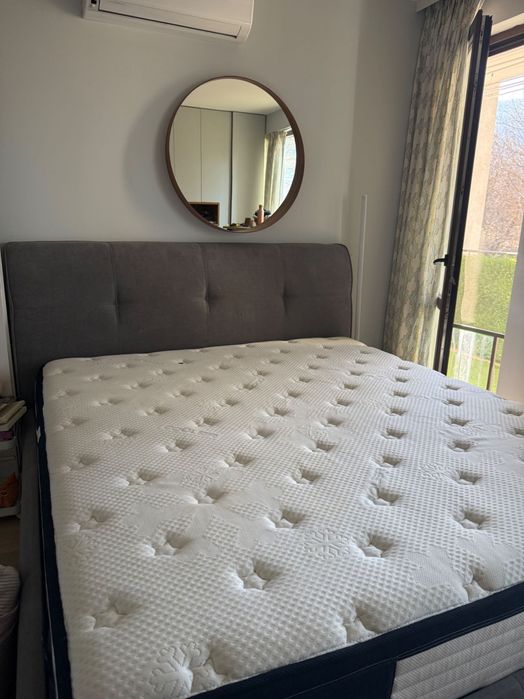 Луксозна спалня комплект 180/200 легло матрак и подматрачна рамка