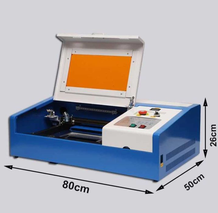 CO2 лазер за гравиране и рязане K40 40W + Обучение