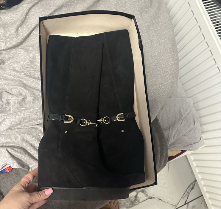 Дамски кожени ботуши Cesare Paciotti