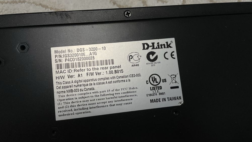 Коммутатор гигабитный управляемый D-Link