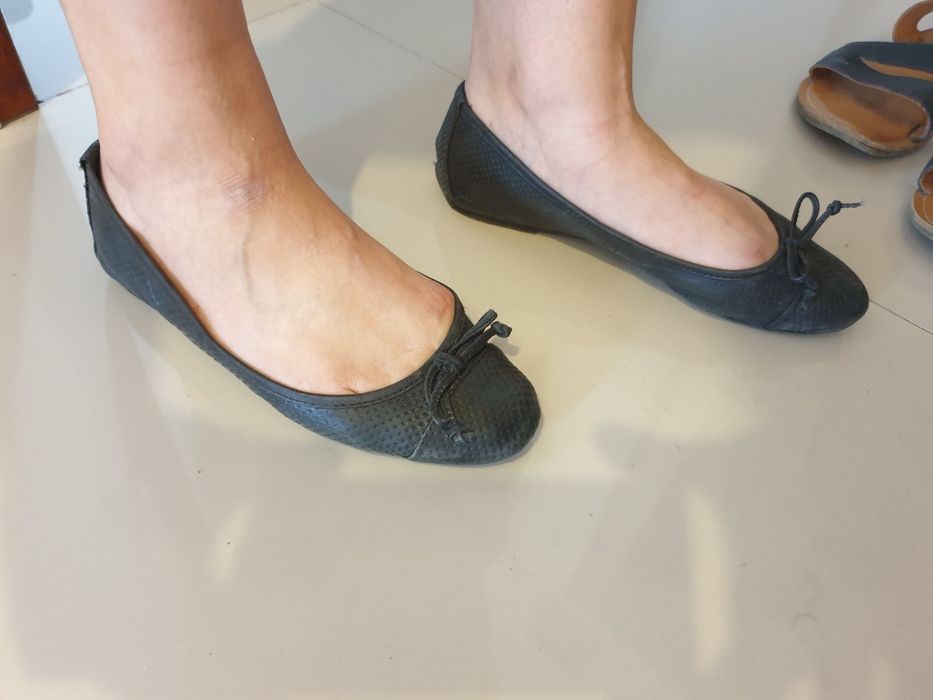 Balerini piele naturala