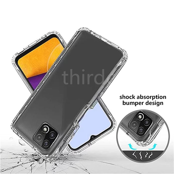 Прозрачен 360 Градуса Кейс за Samsung Galaxy A22 4G / A22 5G