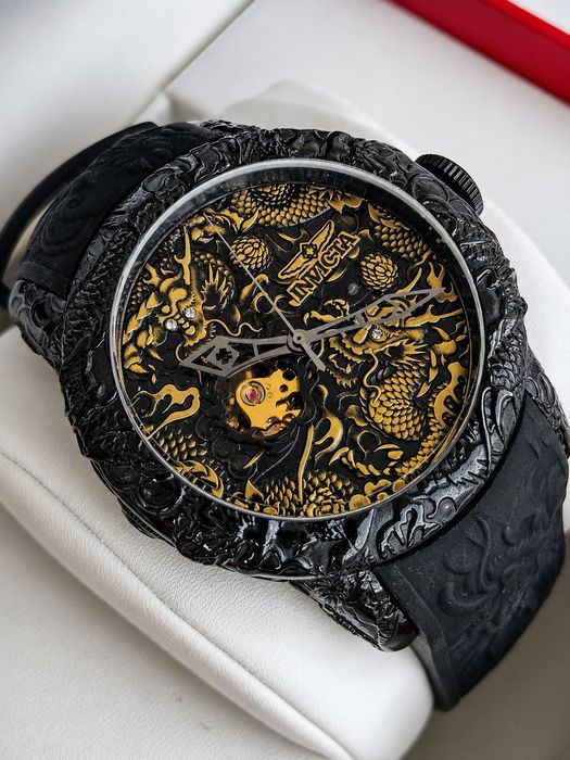 INVICTA Katana automatic Full Black 50 mm, Инвикта нов мъжки часовник