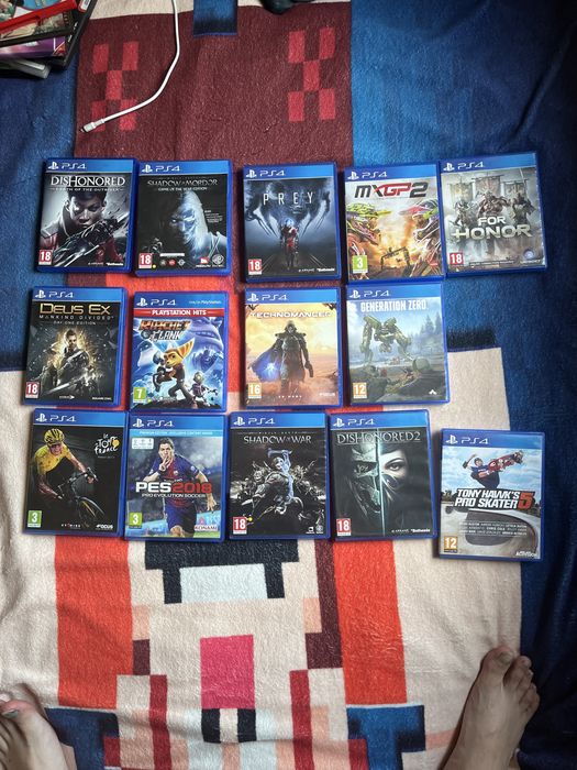 Pachet PS4 Cu 14 Jocuri Originale