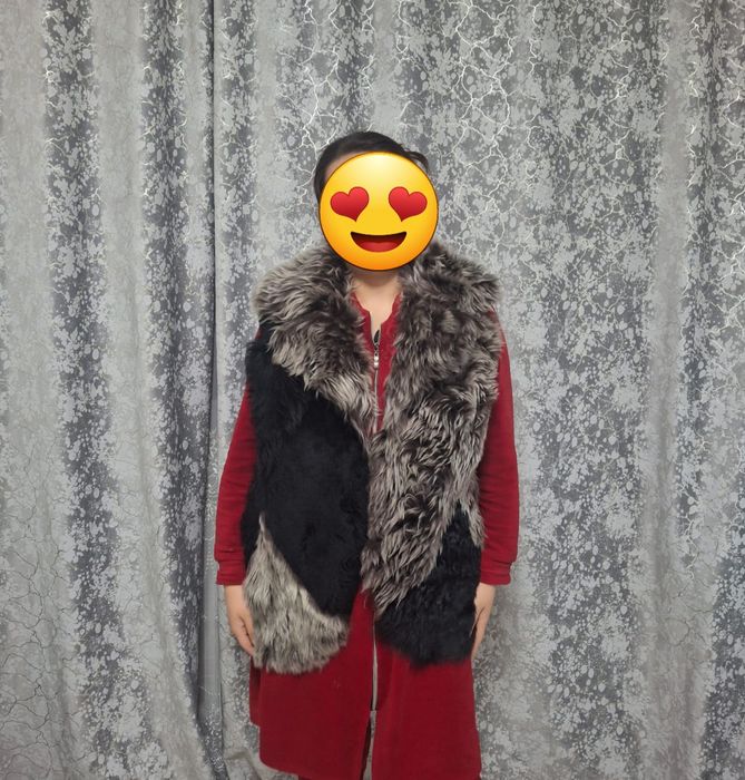 Меховая безрукавка