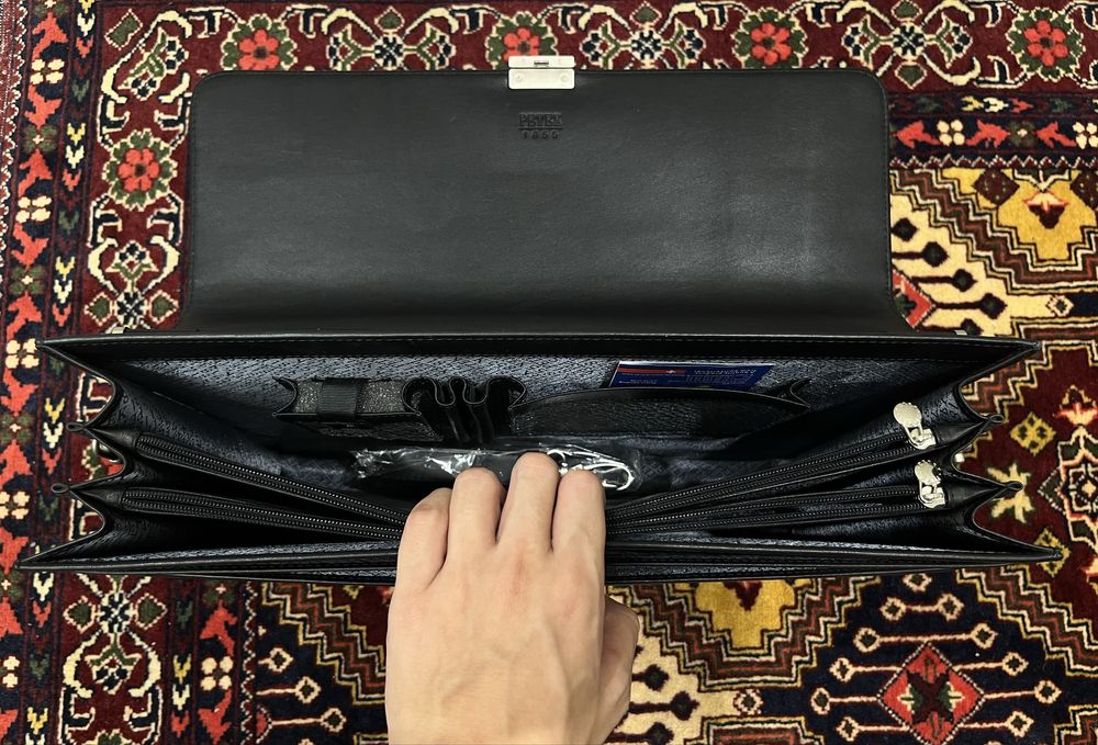 Деловая сумка (PETEK-1855) (натуральная кожа)