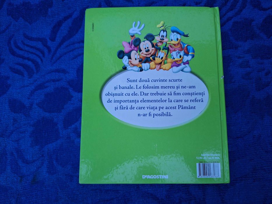 DeAgostini Enciclopedia | Disney Mickey Mouse carte copii | Aer si foc