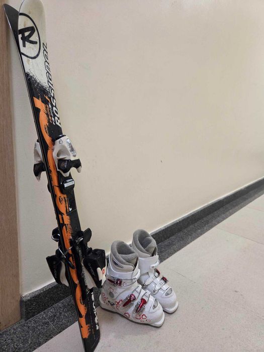 детски ски и ски обувки rossignol