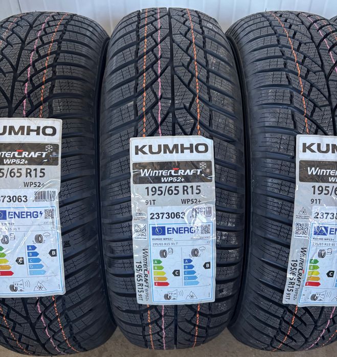 195/65/15 Kumho ЧИСТО НОВИ ЗИМНИ гуми