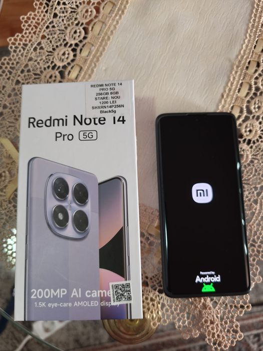 Vând telefon Redmi Note 14