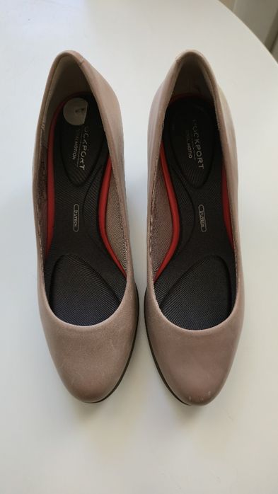 Pantofi nude din piele Rockport