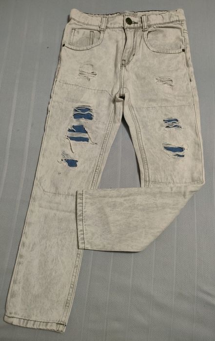 Blugi ZARA boys+2pantaloni H&M 8-10ani