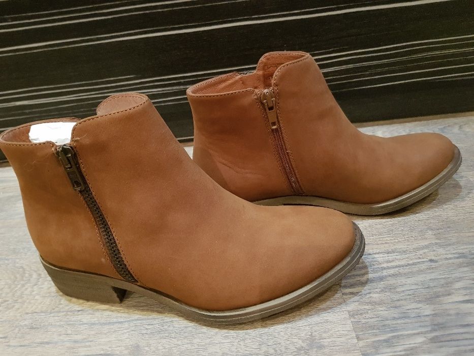 Нови елегантни дамски боти от естествен набук Giorgio Picino 36 номер