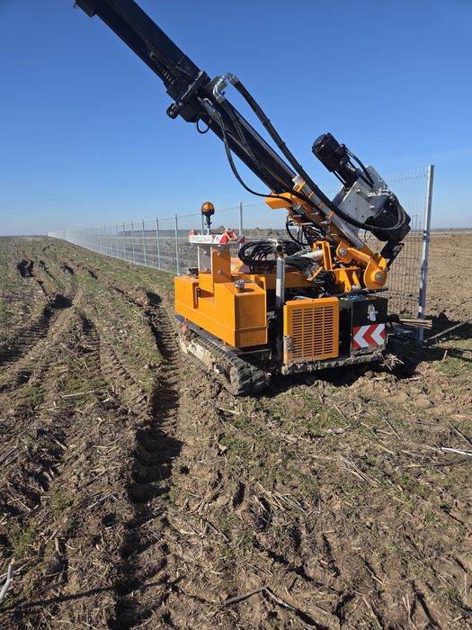 Închiriez soneta cu operator pt  parcuri fotovoltaice,împrejmuire gard