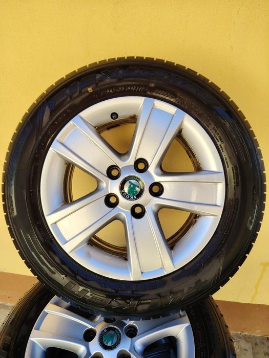 Vand set roti aliaj  vara Skoda R15!
