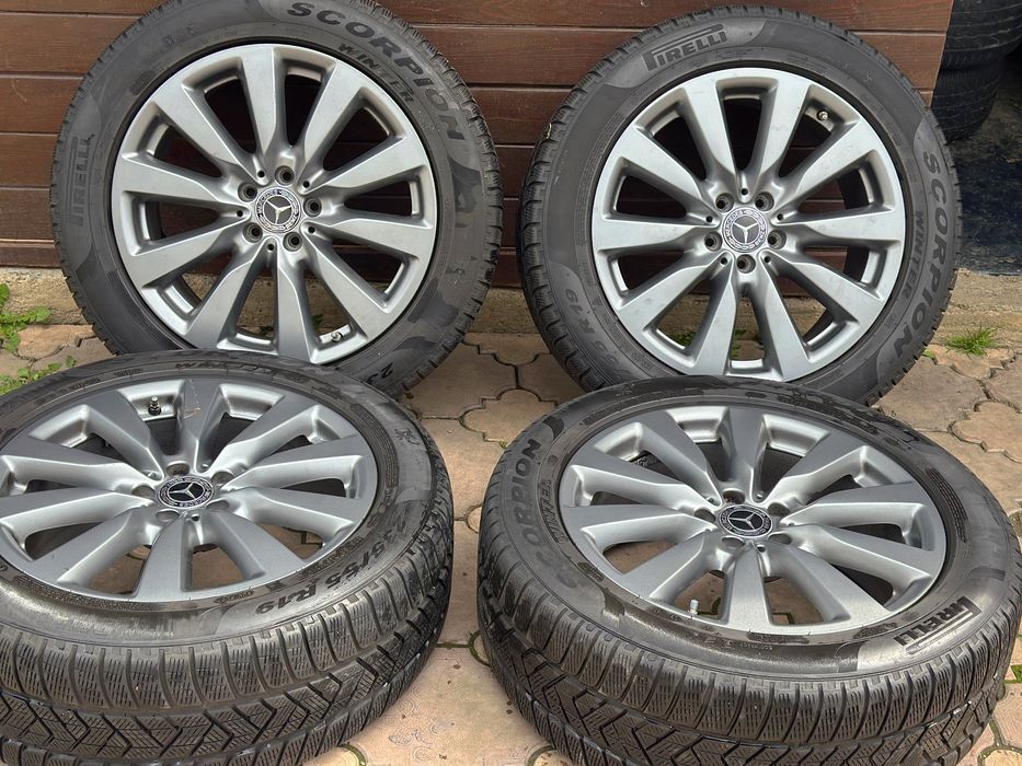 Set Jante Mercedes ML GL  GLA GLC GLE 235/55/19 Senzori Presiune Dot 2023