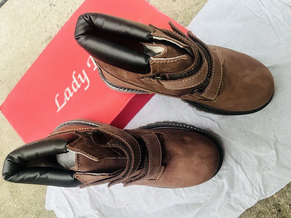 Детски боти, естествена кожа 34 номер