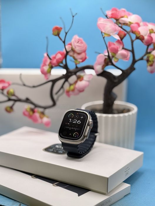 Смарт часовник Apple Watch Ultra 2, 49 мм, Cell, Titanium Case, Blue