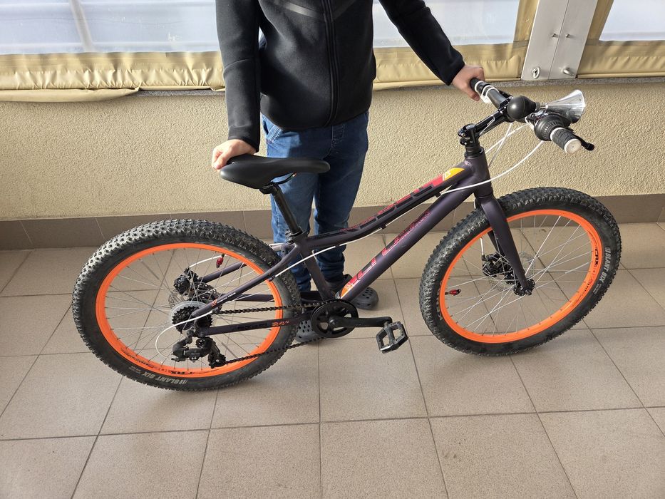 Детски велосипед Cross Rebel 24" x310, тъмно лилав за 8-12 год.