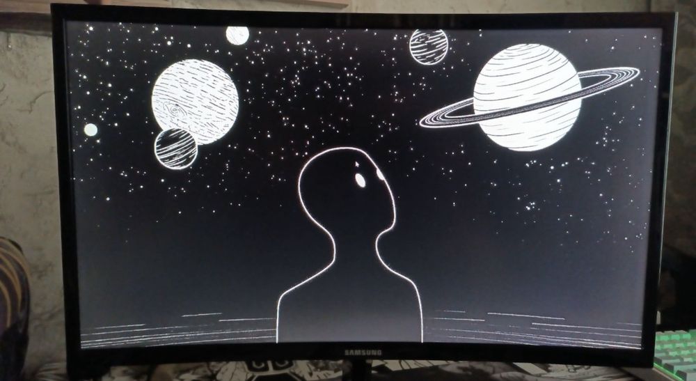 Монитор Samsung C24F396FHI черный