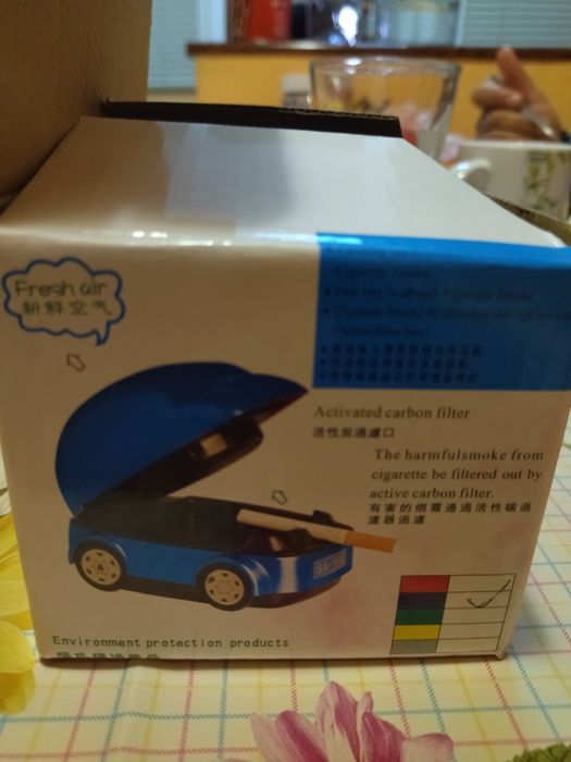 Пепелник с USB с вентилатор