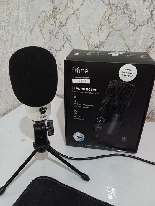 Микрофон конденсаторный Fifine k669