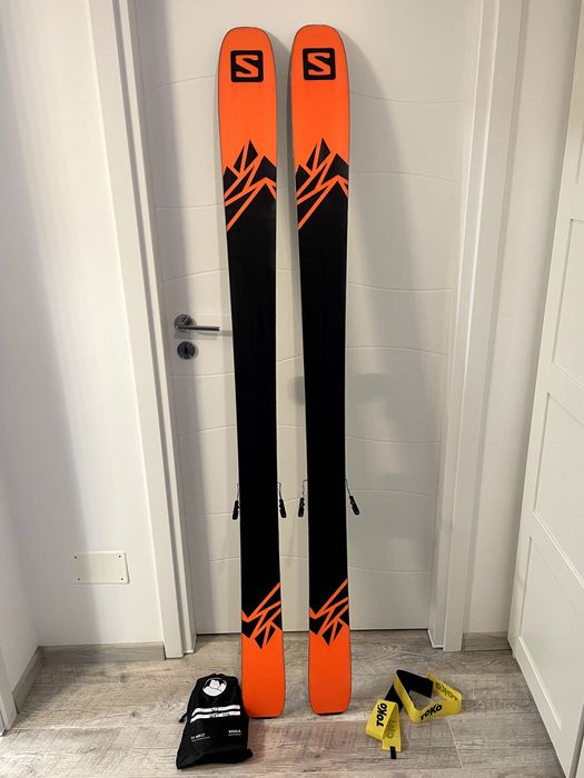 ski Salomon QST 106, Guardian 13, piei foca