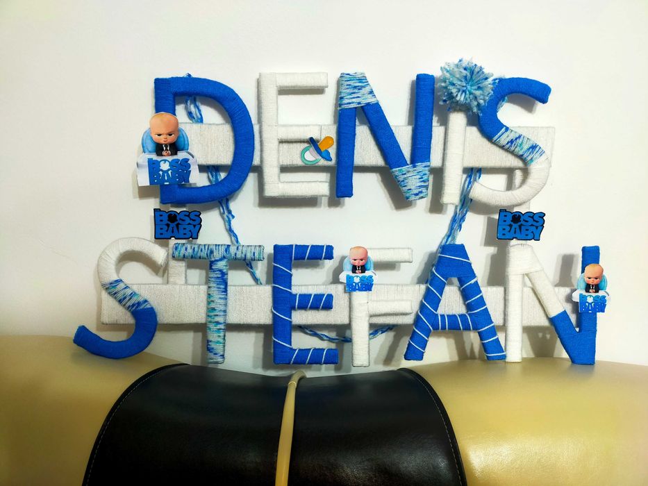 Nume din litere decorative