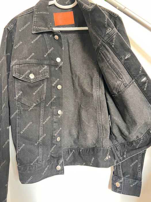 Jacheta jeans sandro