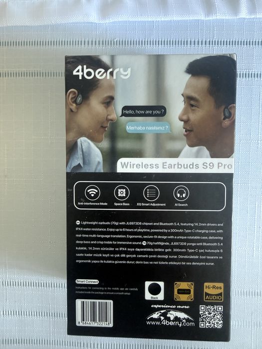 Слушалки 4berry s9 pro
