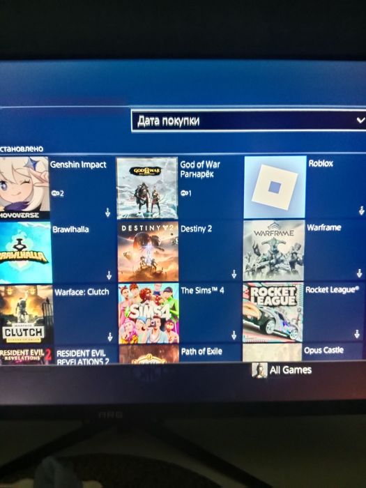 Продаётся playstation4 fat  с 45играми +2 джостика