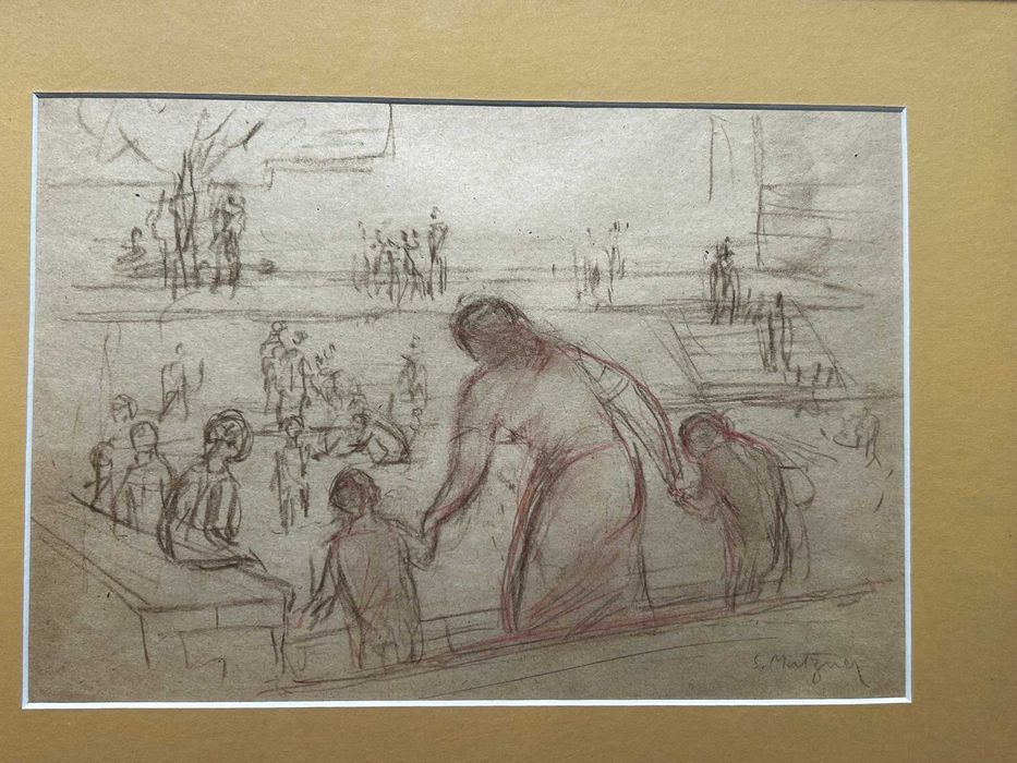 Tablou vechi romanesc. Samuel Mützner (1884-1959) - La Școală