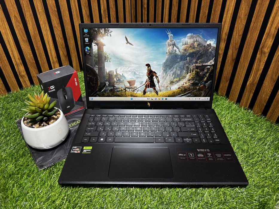 Игровой Ноутбук Acer Nitro V15 AMD Ryzen5-7535HS/16GB/SSD512GB/RTX2050