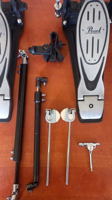 Set pedale Pearl 902 Double Bass Pedal