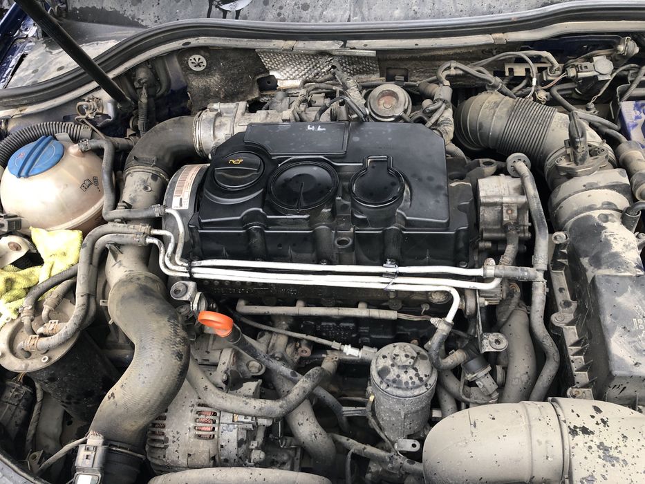 Motor 2.0 TDI BMP Vw Passat B6 2007 cutie de viteze automata DSG HXS BMM Audi a3 8p skoda octavia LA PROBA PE MASINA