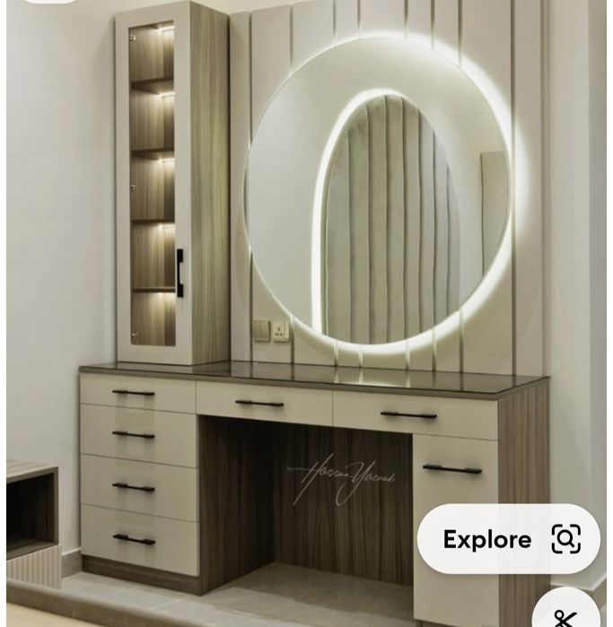 Goʻzallik salonlari uchun oyna va mebellar