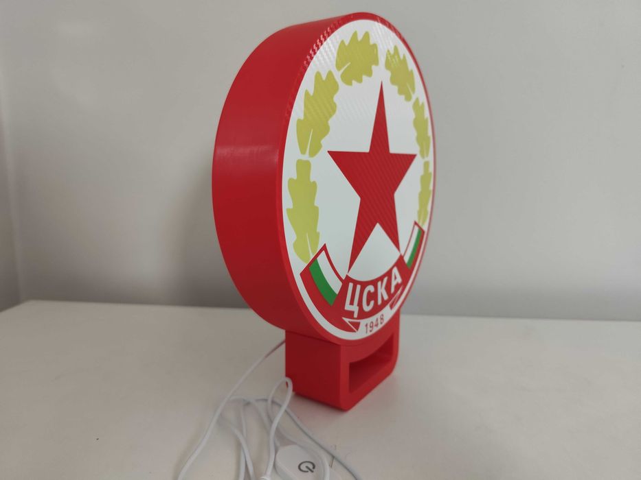 3д лампа ЦСКА(CSKA)