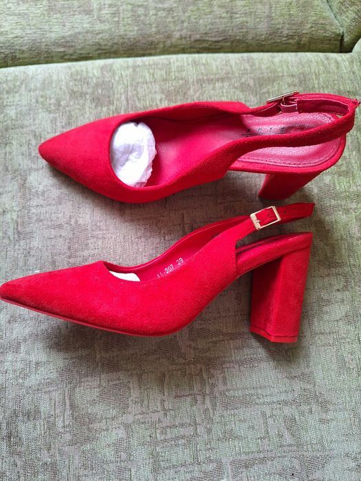 Дамски  червени обувки