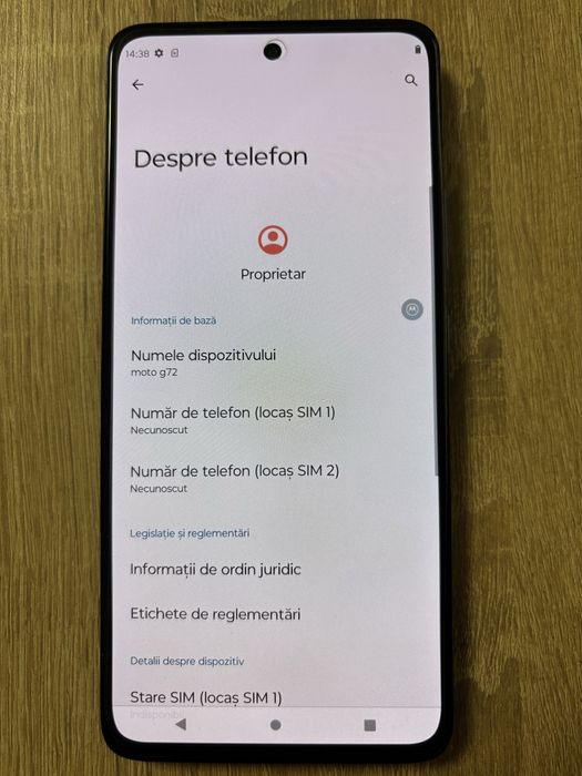Motorola g72, 128 GB