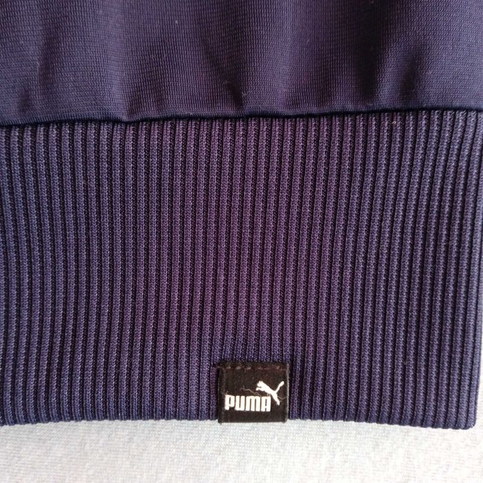 НОВА БЕЗ ЕТИКЕТ FRANCE PUMA Navy Blue Full Zip горница топ суичър худи Франция Пума